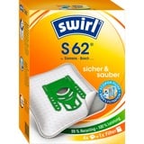 Swirl Staubsaugerbeutel S62 MicroPor 4 Beutel + 1 Filter, für Siemens, Bosch