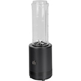 WMF KÜCHENminis Smoothie-to-go, Deep Black, Standmixer schwarz (matt), 300 Watt, Behälter 0,6 Liter