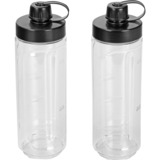 WMF KÜCHENminis Smoothie-to-go, Deep Black, Standmixer schwarz (matt), 300 Watt, Behälter 0,6 Liter
