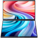 Acer PD163QT Dualer, portabler LED-Monitor 39.6 cm (15.6 Zoll), schwarz,  2x FullHD (1920x1080), IPS, USB-C, HDMI, Touch kompatibel