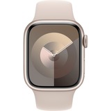 Apple Watch Series 9, Smartwatch beige/beige, Aluminium, 41 mm, Sportarmband, Cellular