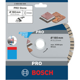 Bosch Professional PRO Stone Diamanttrennscheibe, Ø 180mm Bohrung 22,23mm