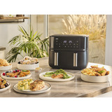 Braun Heißluftfritteuse TwinCook 3, TD 3030I  schwarz (matt), 2.850 Watt, 2 Körbe je 4 Liter