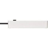 Brennenstuhl Connect Ecolor WLAN Steckdosenleiste 3-fach weiß/schwarz, 1,5 m Kabel, Sprachsteuerung, Timer, App