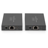 Digitus HDMI KVM IP Extender Set, 150 Meter, HDMI Verlängerung schwarz, Sendeeinheit + Empfängereinheit