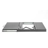 Digitus Modulare HD LCD KVM Konsole mit 17" TFT 8 Port Cat 5, KVM-Switch schwarz, deutsches Tastaturlayout, 8 Port Cat 5 KVM-Switch, Touchpad