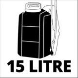 EINHELL Power X-Change Akku-Drucksprüher GE-WS 18/150 Li-Solo, 18Volt grau/rot, ohne Akku und Ladegerät