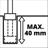 EINHELL Professional Akku-Kantenfräse TP-ET 18 Li BL - Solo, 18Volt, Oberfräse ohne Akku und Ladegerät