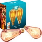 INNR WiFi Filament Vintage Edison E27, LED-Lampe 2er-Pack, ersetzt 30 Watt