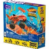 MEGA Hot Wheels Monster Trucks Tiger Shark Crash Wettkampf, Spielfahrzeug 226-teilig