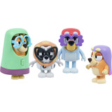 Moose Toys Bluey - 4er-Figurenpackung Hier kommen die Omis, Spielfigur 