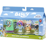 Moose Toys Bluey - 4er-Figurenpackung Hier kommen die Omis, Spielfigur 