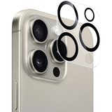Nevox NEVOGLASS 3D Kameraschutzglas, Schutzfolie transparent/schwarz, iPhone 17 Pro