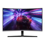 SAMSUNG Essential Monitor S32D396GAU, LED-Monitor 80 cm (32 Zoll), schwarz, FullHD, VA, Curved, VGA, HDMI, Lautsprecher, 100Hz Panel