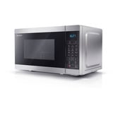 SHARP YC-MG02E-S, Mikrowelle silber/schwarz