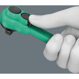 Wera 8100 SA 14 Zyklop Comfort Knarrensatz, 1/4", Werkzeug-Set schwarz/grün, 28-teilig, Comfort-Knarre mit Umschalthebel