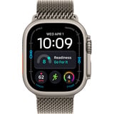 Apple Watch Ultra 4, Smartwatch Titan natur, 49 mm, Milanaise Armband Titan natur M, Cellular