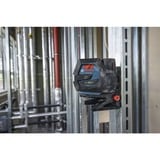 Bosch Akku-Kombilaser GCL 12V-50-22 CG Professional, Kreuzlinienlaser blau/schwarz, grüne Laserlinien und Lotpunkte, inkl. Drehhalterung RM 20