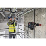 Bosch Akku-Kombilaser GCL 12V-50-22 CG Professional, Kreuzlinienlaser blau/schwarz, grüne Laserlinien und Lotpunkte, inkl. Drehhalterung RM 20