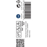 Bosch PRO Stainless Steel HSS-Co Spiralbohrer, Ø 2,5mm 10 Stück, Arbeitslänge 30mm