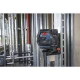 Bosch Professional Akku-Kombilaser GCL 12V-50-22 CG Professional, Kreuzlinienlaser blau/schwarz, grüne Laserlinien und Lotpunkte, inkl. Drehhalterung RM 20