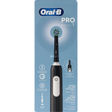 Braun Oral-B Pro 1 Cross Action , Elektrische Zahnbürste schwarz