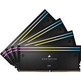 Corsair DIMM 64 GB DDR5-6400 (4x 16 GB) Quad-Kit, Arbeitsspeicher schwarz, CMP64GX5M4B6400C32, Dominator Titanium, INTEL XMP