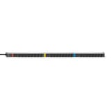 Digitus Basis IT PDU mit Aluminiumprofil, 27-fach, 24x C13, 3x C19, Steckdosenleiste schwarz/aluminium, 3 Meter Kabel, 3-phasig 16A, IEC309 16A Stecker