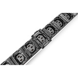 Digitus Basis IT PDU mit Aluminiumprofil, 27-fach, 24x C13, 3x C19, Steckdosenleiste schwarz/aluminium, 3 Meter Kabel, 3-phasig 16A, IEC309 16A Stecker