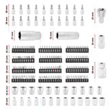 EINHELL E-Case Werkzeugkoffer Mechanik, 201-teilig, Werkzeug-Set schwarz/rot