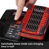 EINHELL Power-X-Twincharger 3 A, Ladegerät schwarz/rot