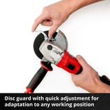 EINHELL Professional Akku-Winkelschleifer AXXIO, 18Volt rot/schwarz, ohne Akku und Ladegerät