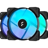 Fractal Design Aspect 12 RGB PWM Black Frame 3er, Gehäuselüfter schwarz/weiß, 3er Pack, 120 mm