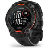 Garmin Instinct 3 Solar - 45 mm, Smartwatch Kohle/ Schwarz, Silikon-Armband