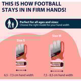 HUDORA Torwarthandschuhe für Kinder, rot, Gr. S rot/weiß, für Kinder ab 5 Jahren