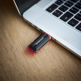 Intenso Business Line 8GB USB 2.0, USB-Stick schwarz/rot, 3511460
