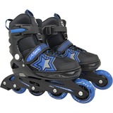 L.A. Sports Inline Skates Soft-Boot Stars Gr. 37-41, Inline-Skates blau/schwarz, verstellbar
