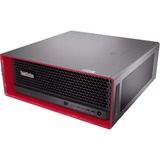 Lenovo ThinkStation P5 (30GA003LGE), PC-System schwarz/rot, Windows 11 Pro for Workstations 64-Bit