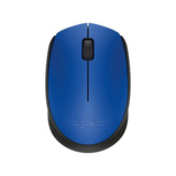 Logitech M171 Wireless, Maus blau, 3 Tasten, für Links- und Rechtshänder, kompatibel mit PC/Mac