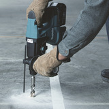 Makita Akku-Kombihammer DHR243JWX2, 18Volt, Bohrhammer blau/schwarz, 2x Li-Ionen Akku 6Ah, in MAKPAC Gr.4