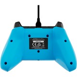 PDP Wired Controller - Ion White, Gamepad weiß/neon-blau, für Xbox Series X|S, Xbox One, PC