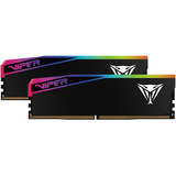 Patriot DIMM 32 GB DDR5-6000 (2x 16 GB) Dual-Kit, Arbeitsspeicher schwarz, VEUR532G6036K, VIPER Elite 5 RGB, INTEL XMP, AMD EXPO