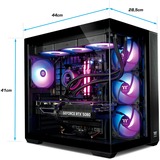 Thermaltake FTW RTX 5080 Black, Gaming-PC schwarz/transparent, Windows 11 Home