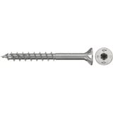 fischer Spanplattenschraube PowerFast II 5,0x50 Senkkopf TX 200 Stück, mit Teilgewinde, Edelstahl A2
