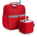 tonies Rucksack - Rot rot/grau