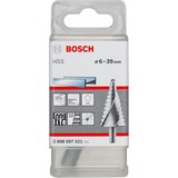 Bosch HSS-Stufenbohrer, Ø 6mm - Ø 39mm 12 Stufen, mit Spiralnut