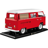 COBI Volkswagen T2a Camper Van Executive Edition, Konstruktionsspielzeug rot/weiß, Maßstab 1:12