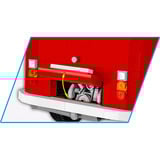 COBI Volkswagen T2a Camper Van Executive Edition, Konstruktionsspielzeug rot/weiß, Maßstab 1:12