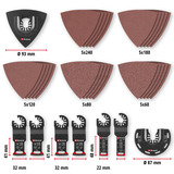 EINHELL Multitool-Set 35-teilig, in XL-PLUS-CASE, Sägeblatt-Satz für Holz, für Multifunktionswerkzeuge