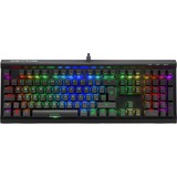 Sharkoon SKILLER SGK60, Gaming-Tastatur schwarz, IT-Layout, Kailh Box Red